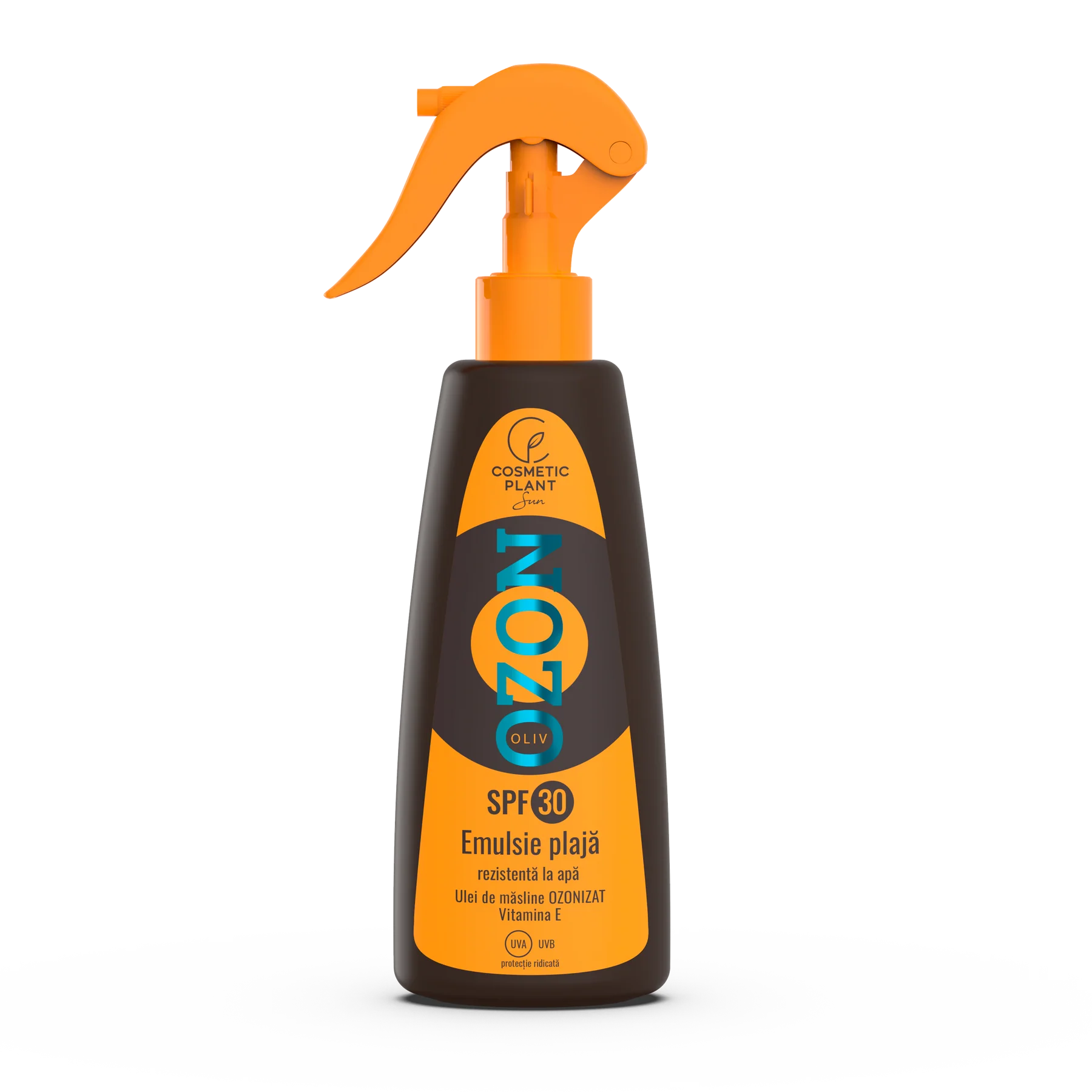 Protectie solara - Cosmetic Plant Ozon Emulsie Plaja Spray Rezistenta La Apa Cu Ulei De Masline Ozonizat SPF30 x 200 ml