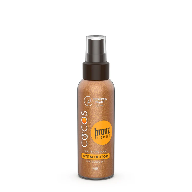 Frumusete si ingrijire - Cosmetic Plant Ulei Plaja Cocos Stralucitor Pentru Bronz Intens Cu Ulei De Cocos Bio x 100 ml
