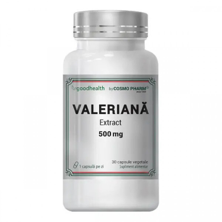 Afectiuni neurovegetative - Cosmo Pharm Good Health Extract Valeriana 500 mg x 30 cps. veg.