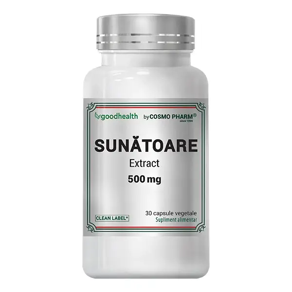 Afectiuni neurovegetative - Cosmo Pharm Good Health Sunatoare Extract 500 mg x 30 cps. veg.