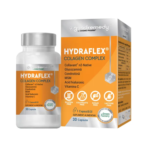 Afectiuni osteo-musculo-articulare - Cosmo Pharm Good Remedy Hydraflex Colagen Complex x 30 cps.