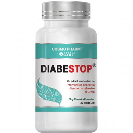 Afectiuni metabolice - Cosmo Pharm Total Care Diabestop x 30 cps.