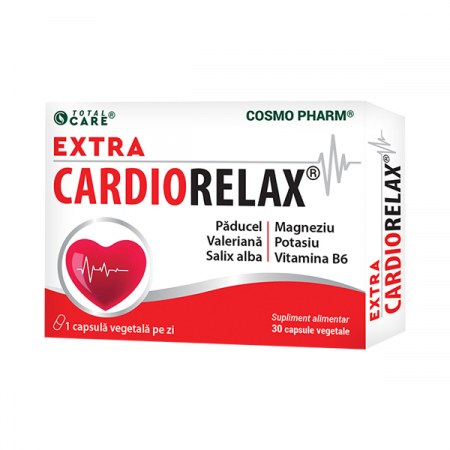 Cardiovasculare si tensiune - Cosmo Pharm Total Care Extra Cardiorelax x 30 cps. veg.