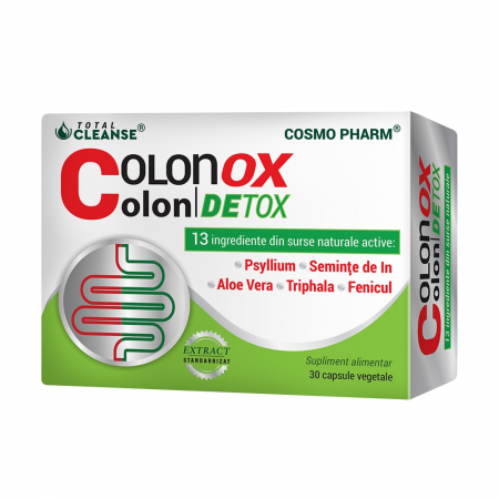 Laxative - Cosmo Pharm Total Cleanse Colonox Colon Detox x 30 cps. veg.