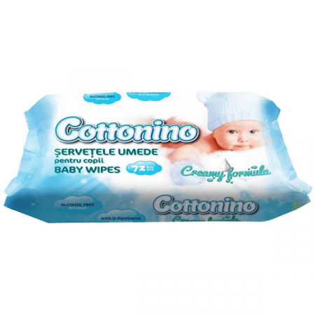 Scutece si servetele - Cottonino Servetele Umede Copii x 72 buc.