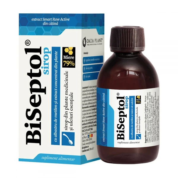 Afectiuni respiratorii - Dacia Plant Biseptol Sirop x 200 ml