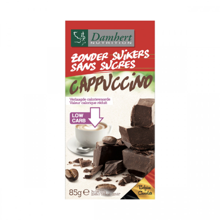 Gustari - Damhert Ciocolata Neagra Cu Cappuccino Fara Zahar Cu Maltitol x 85 g