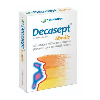Afectiuni respiratorii - Decasept Lamaie x 24 cpr.