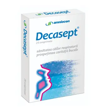 Afectiuni respiratorii - Decasept x 24 cpr.