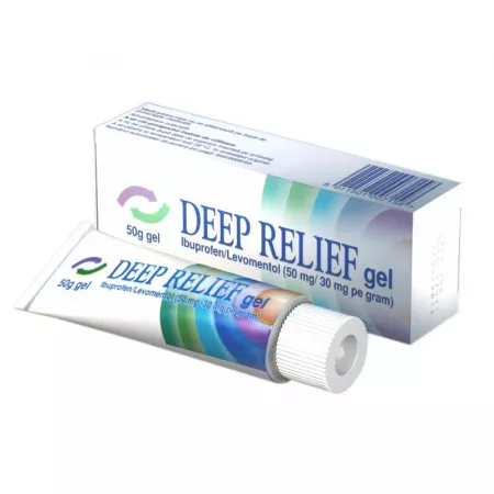 Afectiuni osteo-musculo-articulare - Deep Relief 50mg/30mg/g Gel x 50 g