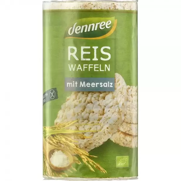 Cereale si musli - Dennree Rondele Din Orez Expandat Cu Sare Fara Gluten Bio x 100 g