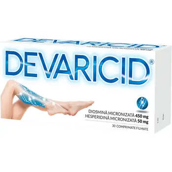 Varice - Devaricid 450 mg/50 mg x 30 cpr.film.
