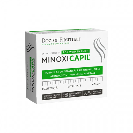 Afectiuni dermatologice - Doctor Fiterman Minoxicapil Women&Men x 30 cps.