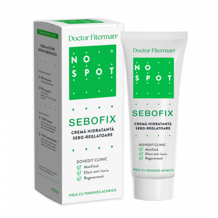 Cosmetice - Doctor Fiterman No Spot Sebofix Crema Hidratanta Sebo-Reglatoare x 50 ml