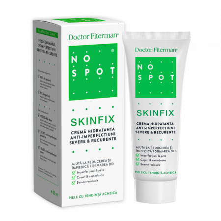 Cosmetice - Doctor Fiterman No Spot Skinfix Crema Hidratanta Anti-Imperfectiuni Severe Si Recurente x 50 ml