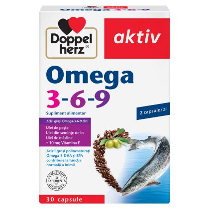 Afectiuni metabolice - Doppelherz Aktiv Omega 3-6-9 x 30 cps.