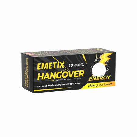 Antivomitive - Emetix Hangover Energy x 10 cpr. efervescente
