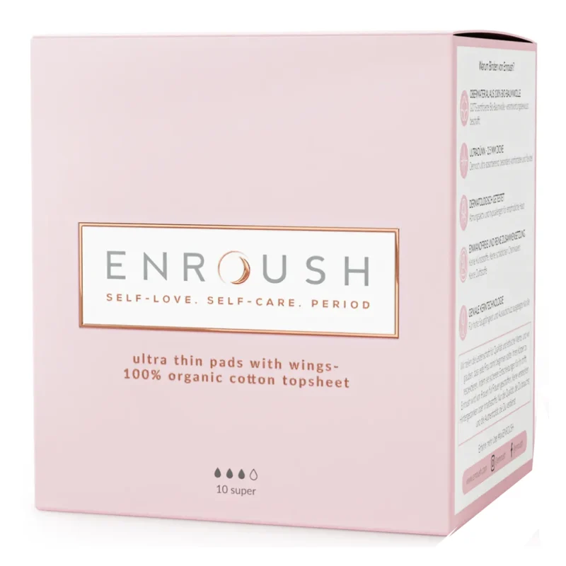 Igiena si ingrijire intima - Enroush Absorbante Bumbac Organic Super Absorbtie Super x 10 bc.