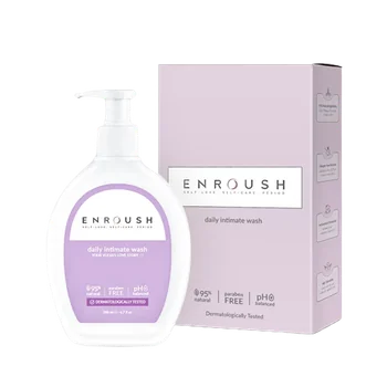 Igiena si ingrijire intima - Enroush Gel Intim Delicat Antibacterian Si Hidratant 95% Natural x 200 ml