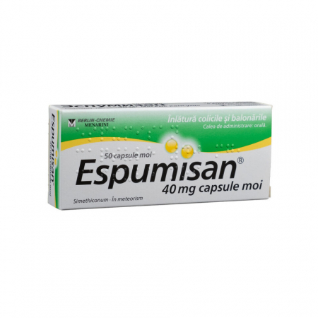 Afectiuni digestive - Espumisan 40 mg x 50 cps. moi