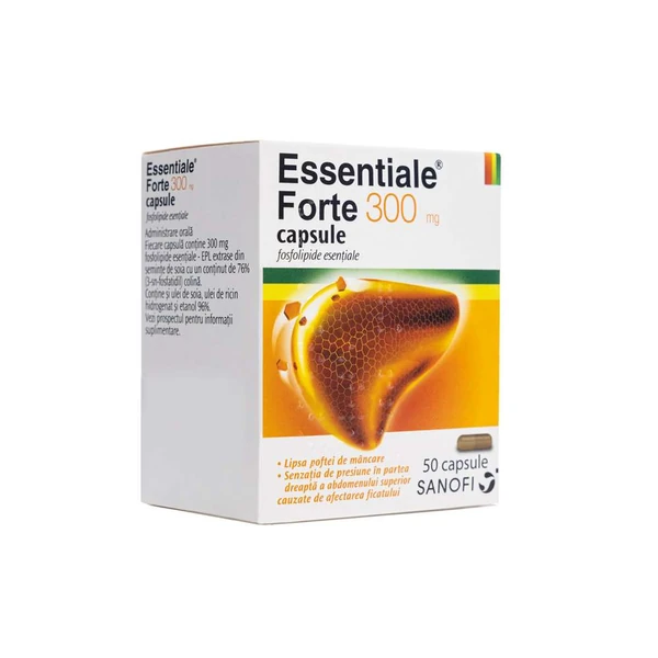 Afectiuni hepato-biliare - Essentiale Forte 300 mg x 50 cps.