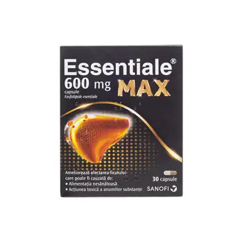 Afectiuni hepato-biliare - Essentiale Max 600 mg x 30 cps.