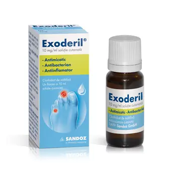 Antimicotice - Exoderil 1% Solutie Externa x 10 ml