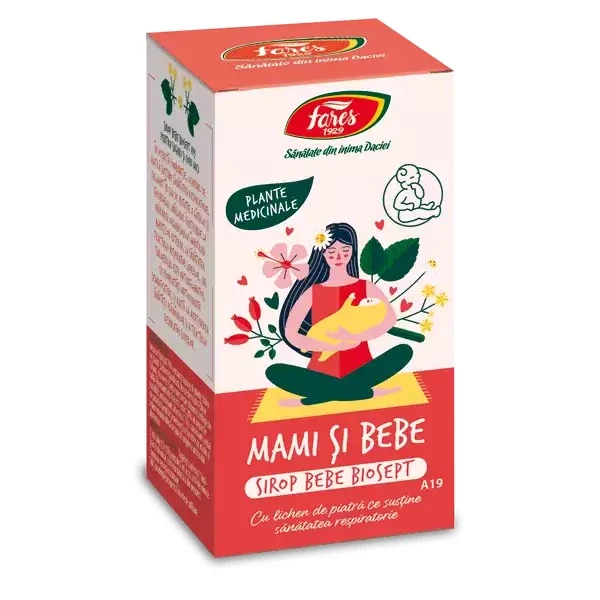 Raceala si gripa - Fares Bebe Biosept Sirop Mami Si Bebe A19 x 100 ml