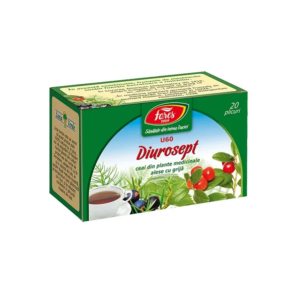 Dieta, nutritie si wellness - Fares Ceai Diurosept U60 x 20 pl.