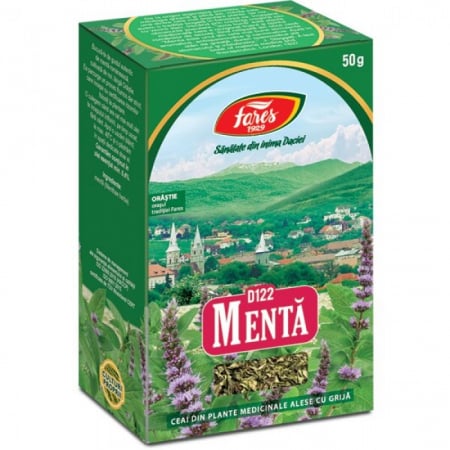 Dieta, nutritie si wellness - Fares Ceai Menta D122 x 50 g