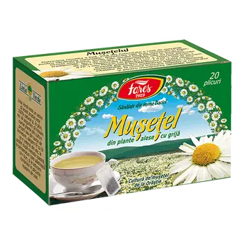 Dieta, nutritie si wellness - Fares Ceai Musetel D74 x 20 pl.