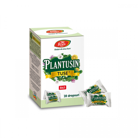 Raceala si gripa - Fares Plantusin Tuse R63 x 20 dropsuri