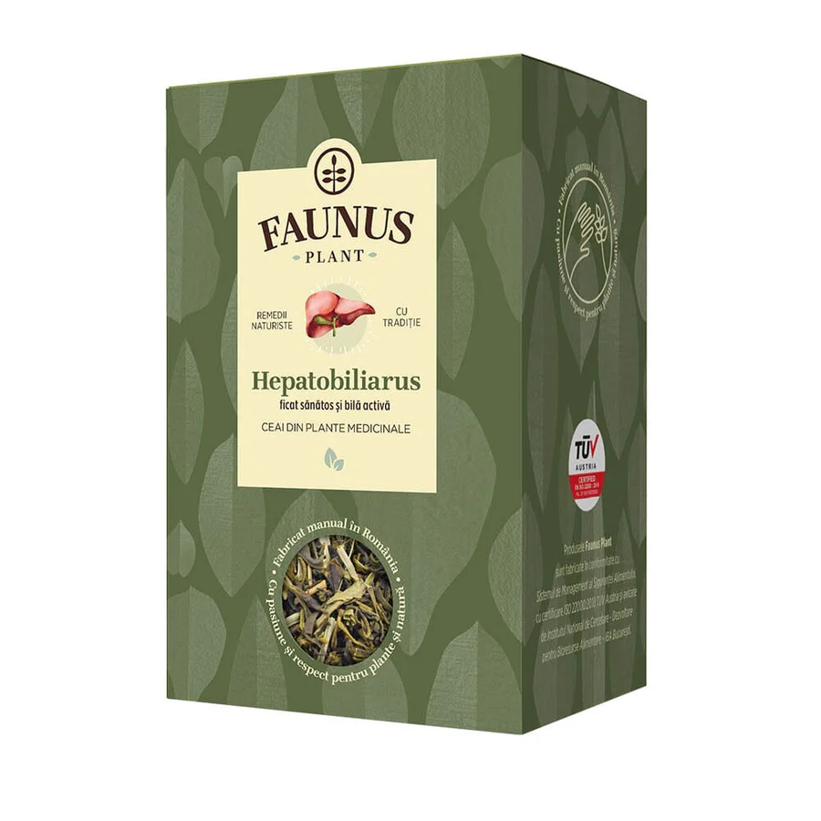 Ceaiuri - Faunus Plant Hepatobiliarus Ceai Ficat Sanatos Si Bila Activa x 90 g
