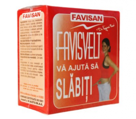 Controlul greutatii - Favisan Ceai Favisvelt x 50 g