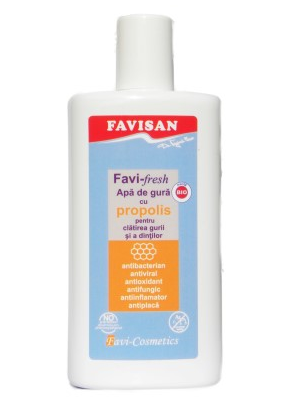 Igiena orala - Favisan Favi-Fresh Apa De Gura Cu Propolis x 250 ml