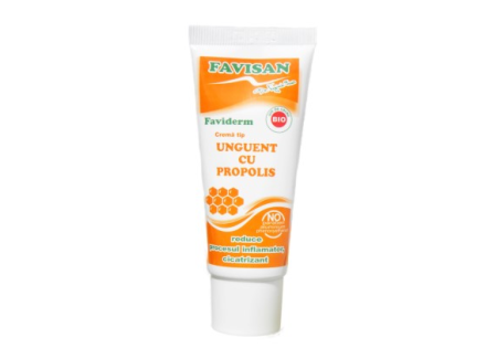 Frumusete si ingrijire - Favisan Faviderm Crema Tip Unguent Cu Propolis x 40 ml