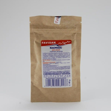 Suplimente alimentare/Dispozitive medicale - Favisan Magneziu Sare Amara x 40 g