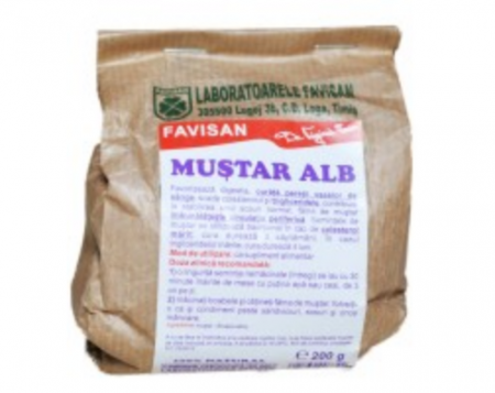 Condimente - Favisan Mustar Alb Boabe x 200 g