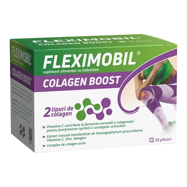 Suplimente alimentare/Dispozitive medicale - Fleximobil Colagen Boost x 30 plicuri