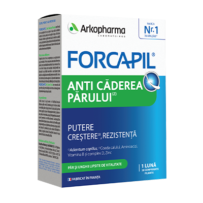 Afectiuni dermatologice - Forcapil Anti Caderea Parului x 30 cpr.