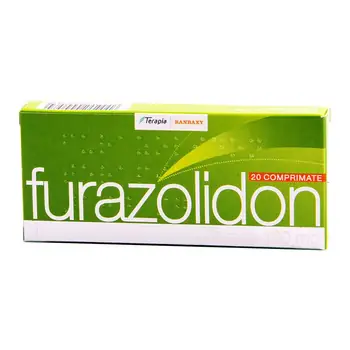 Medicamente fara reteta - Furazolidon 100 mg x 20 cpr.