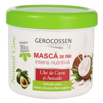 Cosmetice - Gerocossen Natural Care  Masca Intens Nutritiva Cu Ulei De Cocos Bio Si Avocado x 450 ml
