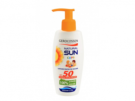 Protectie solara - Gerocossen Natural Sun Lotiune Protectie Solara Pentru Copii SPF50 x 200 ml