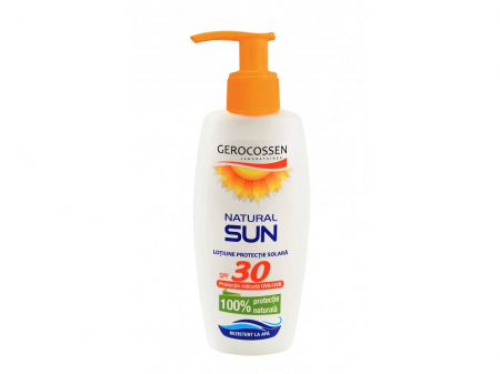 Protectie solara - Gerocossen Natural Sun Lotiune Rezistenta La Apa SPF30 x 200 ml