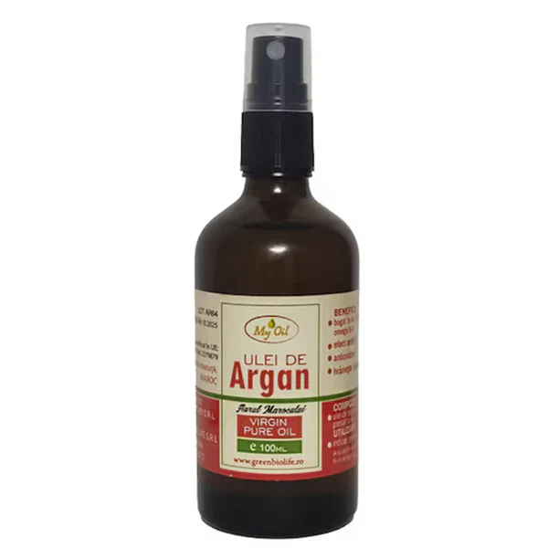 Frumusete si ingrijire - GreenBioLife MyOil Ulei De Argan Virgin Presat La Rece x 100 ml