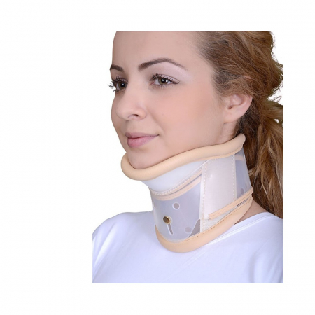 Orteze - Guler Cervical Din Material Plastic Rigid Cu Suport Pentru Barbie Si Lungime Reglabila - ARN101