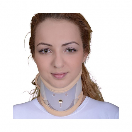 Orteze - Guler Cervical Din Material Plastic Rigid Fara Suport Barbie Si Lungime Reglabila - ARN100