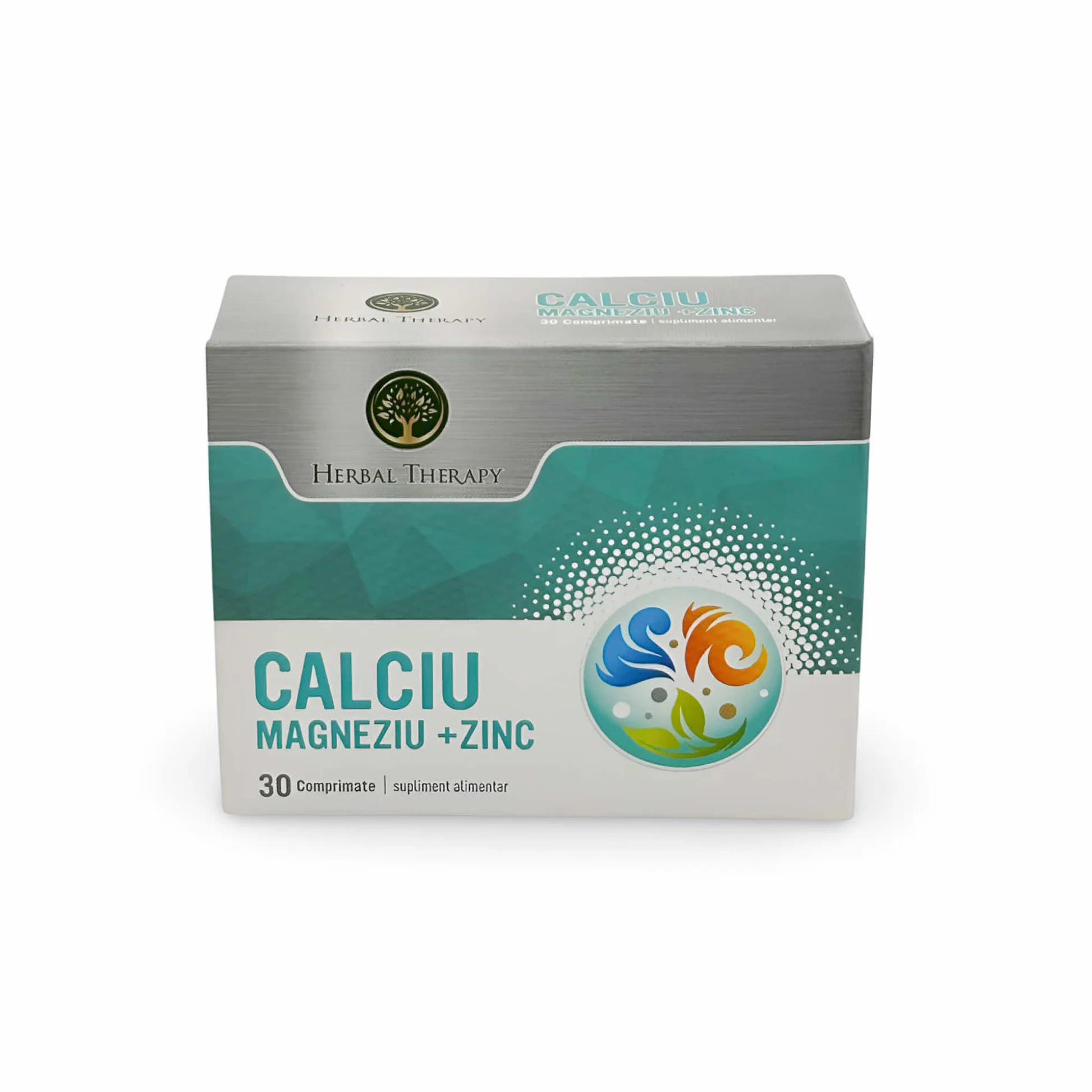 Suplimente alimentare/Dispozitive medicale - Herbal Therapy Calciu+Magneziu+Zinc x 30 cpr.