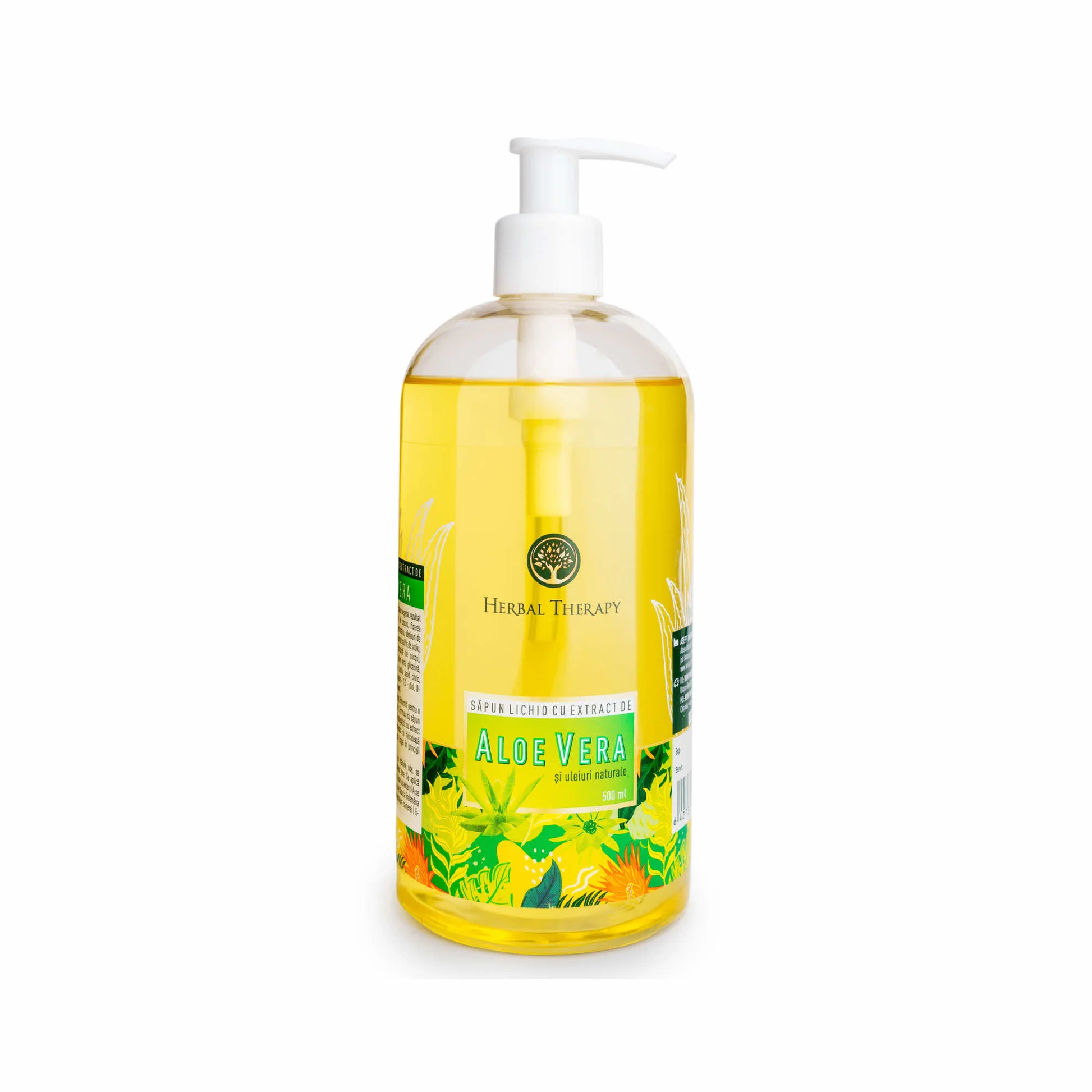 Ingrijire corporala - Herbal Therapy Sapun Lichid Cu Extract De Aloe Vera Si Uleiuri Naturale Pentru Piele Sensibila x 500 ml