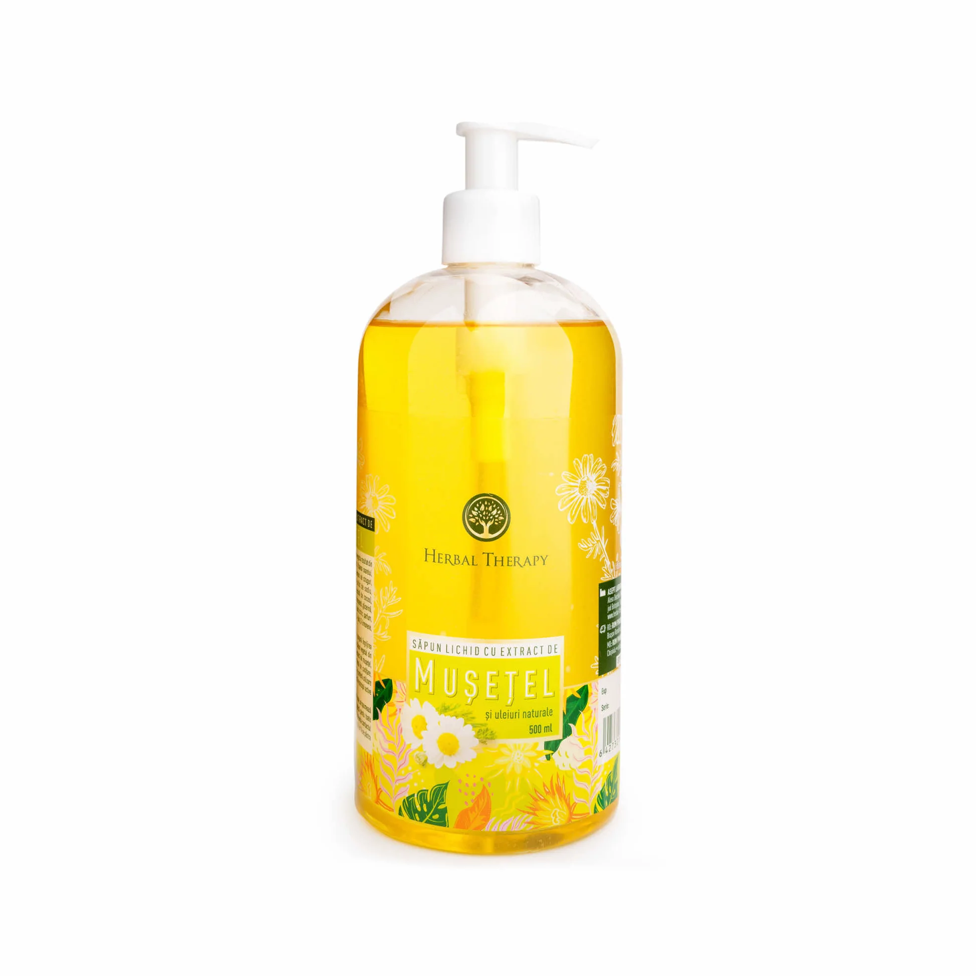 Frumusete si ingrijire - Herbal Therapy Sapun Lichid Cu Extract De Musetel Si Uleiuri Naturale Pentru Piele Sensibila x 500 ml